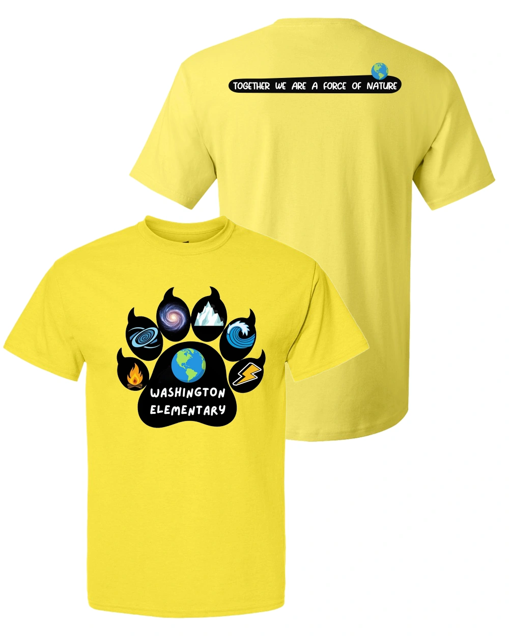 Washington Elementary Force of Nature Shirts
